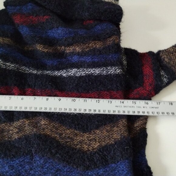 Marc Cain Boucle Blazer Size 4 (N2) Boho Colorful Alpaca Blend - Picture 7 of 11